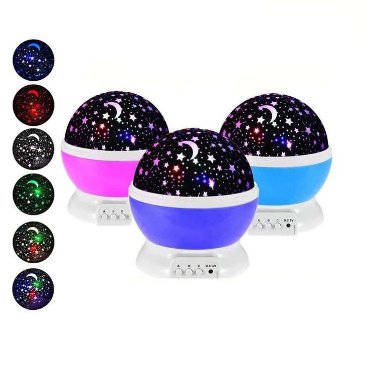 br-11110105-7r98o-ly3ymsmwt7xhe5_tn Projetor Estrela Luminária Abajur Rotativo 360º Globo Galáxia Quarto USB