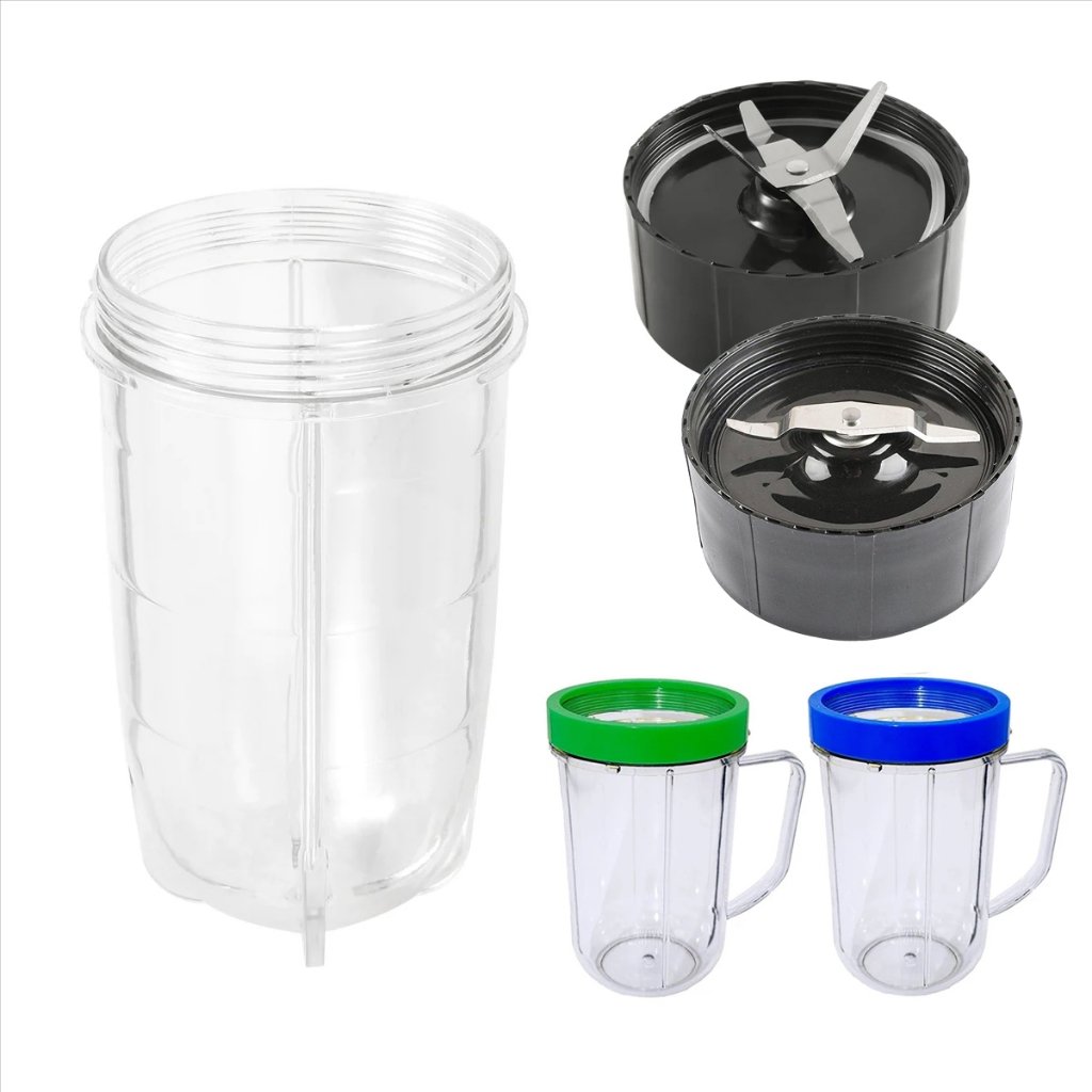 02 Liquidificador Mixer Blender 900W Portátil Extrator de Suco Com Copos 110V 220V - Imagem 2