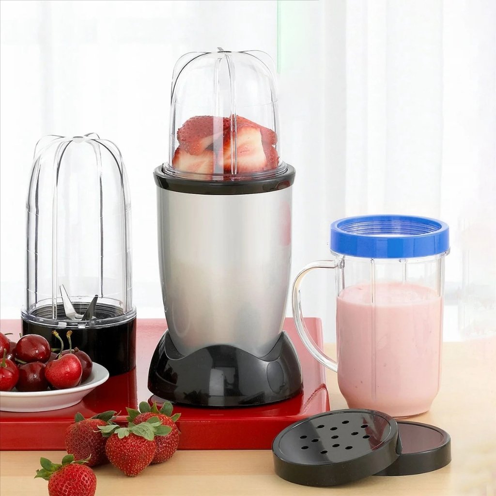 04 Liquidificador Mixer Blender 900W Portátil Extrator de Suco Com Copos 110V 220V - Imagem 4