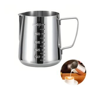 Jarra Inox Barista Cremeira 350ml / 550ml Leiteira Pitcher para Latte Art Cappuccino
