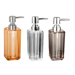 Porta Sabonete Sabão Dispenser Liquido 220ML Acrílico Transparente Banheiro